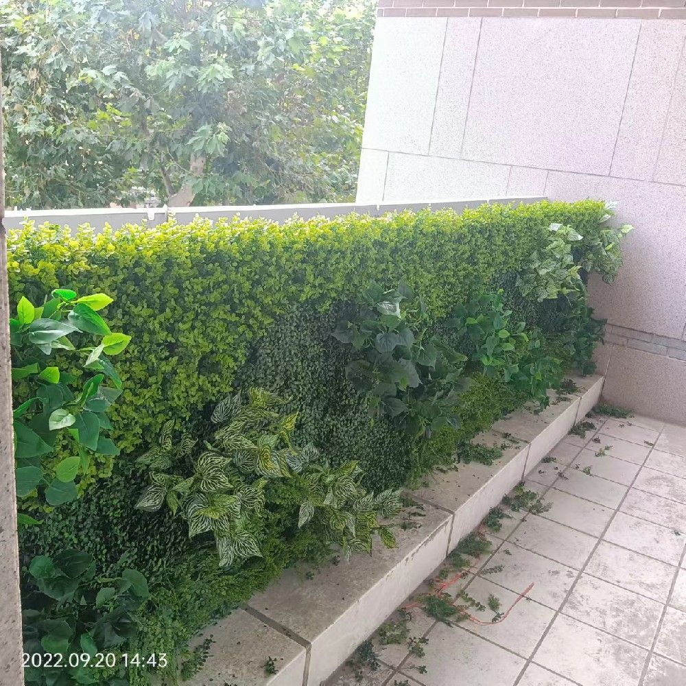 兴国宾馆宴会厅仿真植物墙