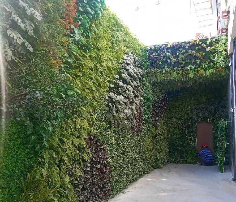山东售楼处仿真植物墙案例